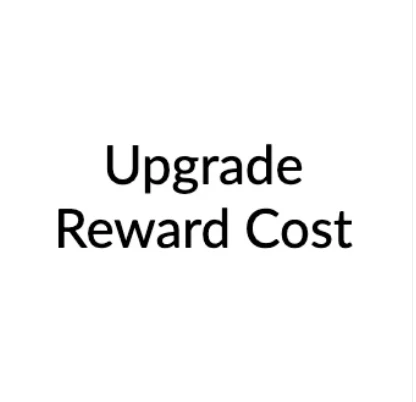 Additional cost for reward upgrade - €5