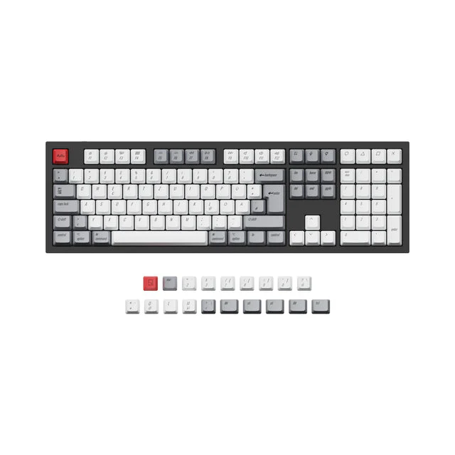 ISO & ANSI Q3 & Q4 & Q4 Pro & Q6 & Q6 Pro & V3 & V4 & V6 & K8 & K8 Pro OEM Dye-Sub PBT Keycap Set - Retro - Image 2