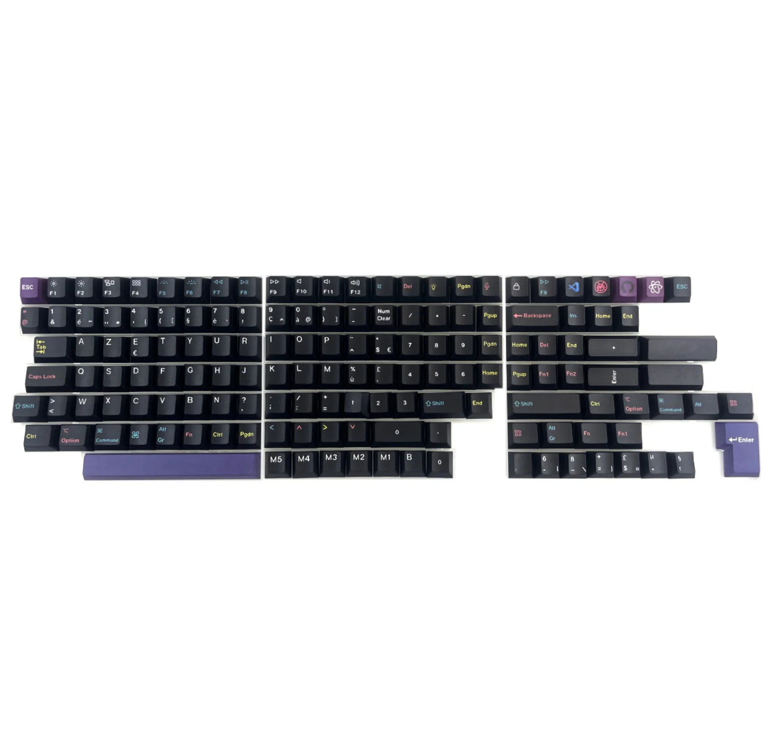 ISO Cherry Profile Dye-Sub PBT Full Set Keycap Set - Developer - Version 2 - Image 2