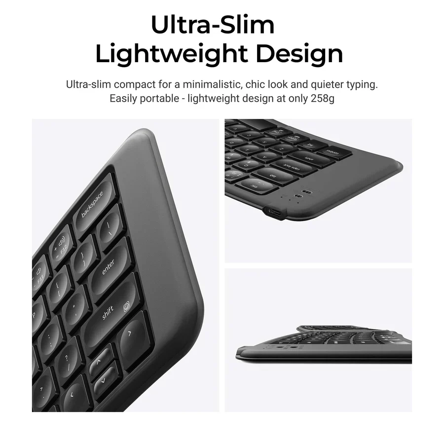 Keychron B11 Pro Ultra-Slim Wireless Foldable Keyboard (US ANSI Keyboard) - Image 5