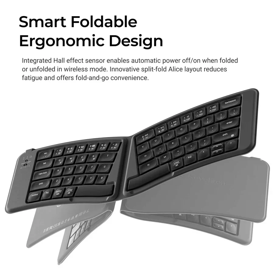 Keychron B11 Pro Ultra-Slim Wireless Foldable Keyboard (US ANSI Keyboard) - Image 6