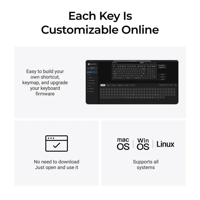 Keychron B35 Wireless Keyboard (US ANSI Layout) - Image 2