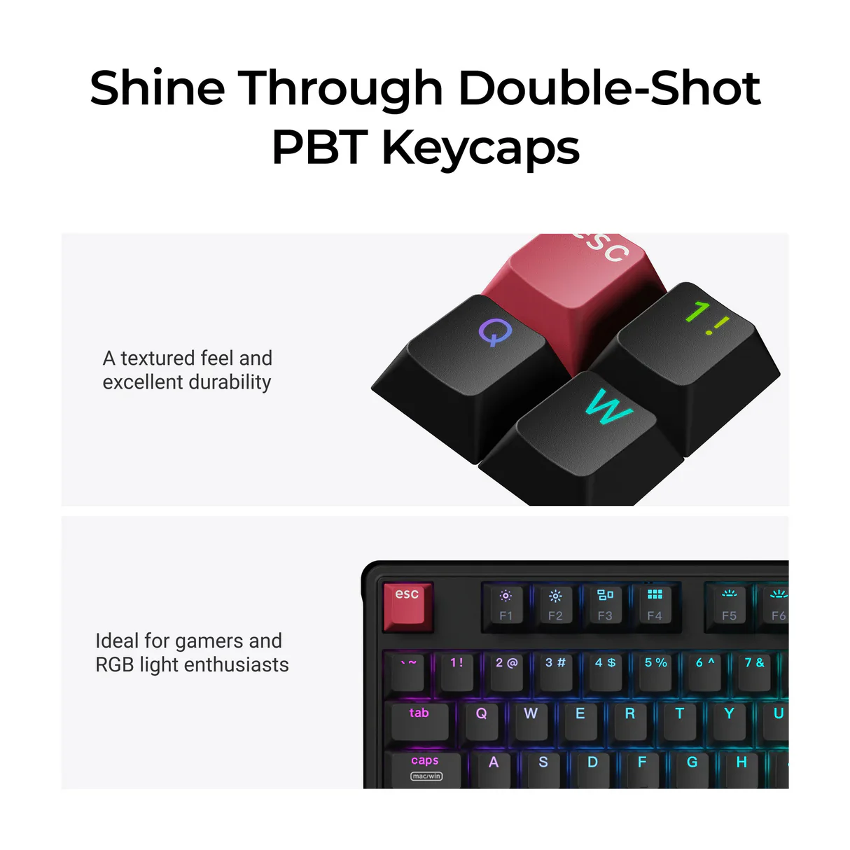 Keychron C3 Pro 8K QMK Wired Custom Mechanical Keyboard (US ANSI Layout) - Image 3