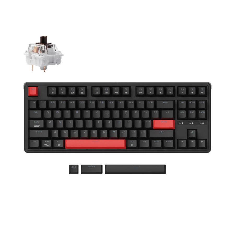 Keychron C3 Pro QMK/VIA Wired Mechanical Keyboard (US ANSI Layout) - Image 2