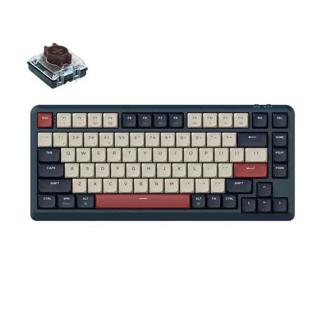 Keychron J1 QMK Wireless Mechanical Keyboard (US ANSI Layout) - Image 8