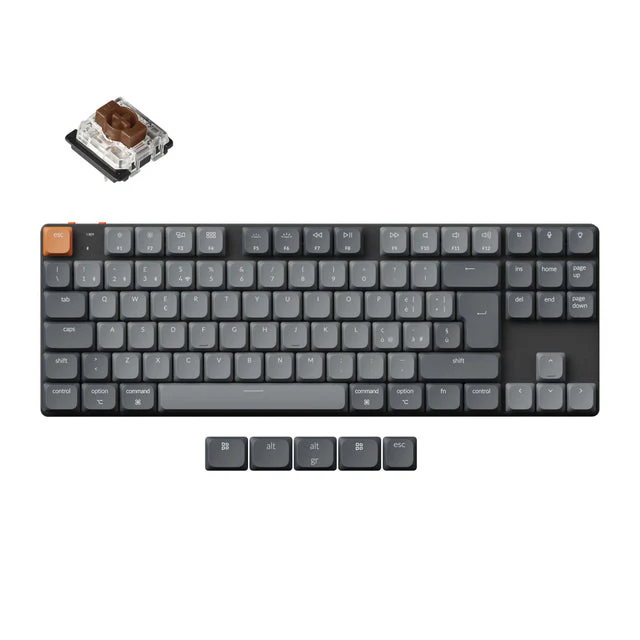 Keychron K1 Max QMK Wireless Custom Mechanical Keyboard ISO Layout Collection - Image 14