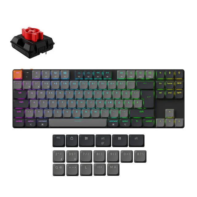 Keychron K1 QMK Wireless Mechanical Keyboard ISO Layout - Version 6 - Image 4