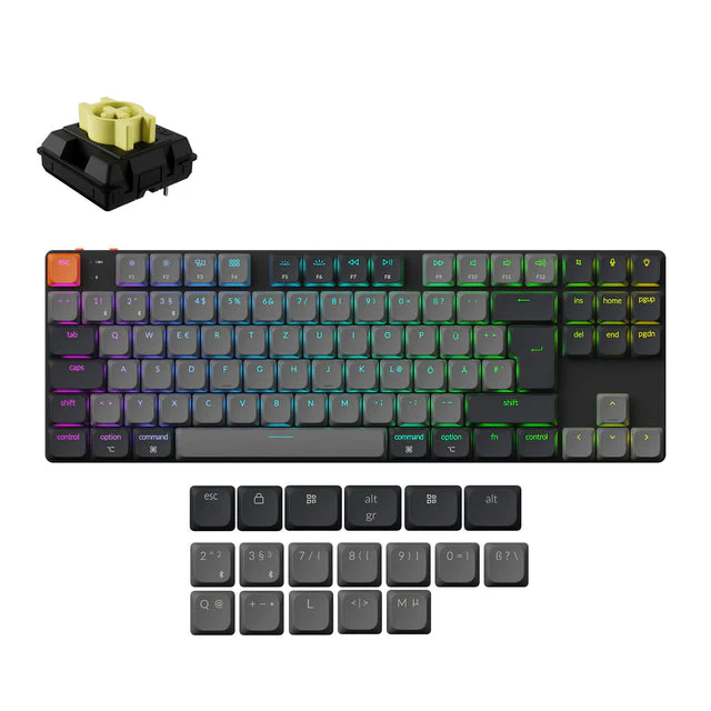 Keychron K1 QMK Wireless Mechanical Keyboard ISO Layout - Version 6 - Image 6