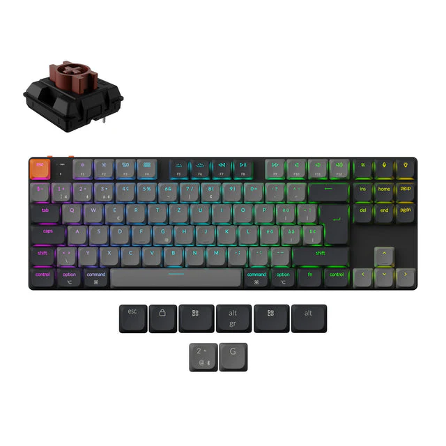 Keychron K1 QMK Wireless Mechanical Keyboard ISO Layout - Version 6 - Image 8