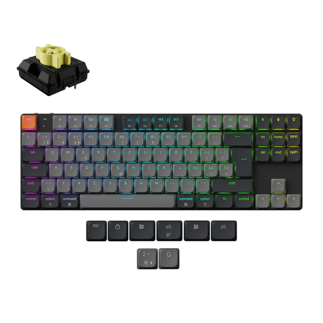 Keychron K1 QMK Wireless Mechanical Keyboard ISO Layout - Version 6 - Image 9