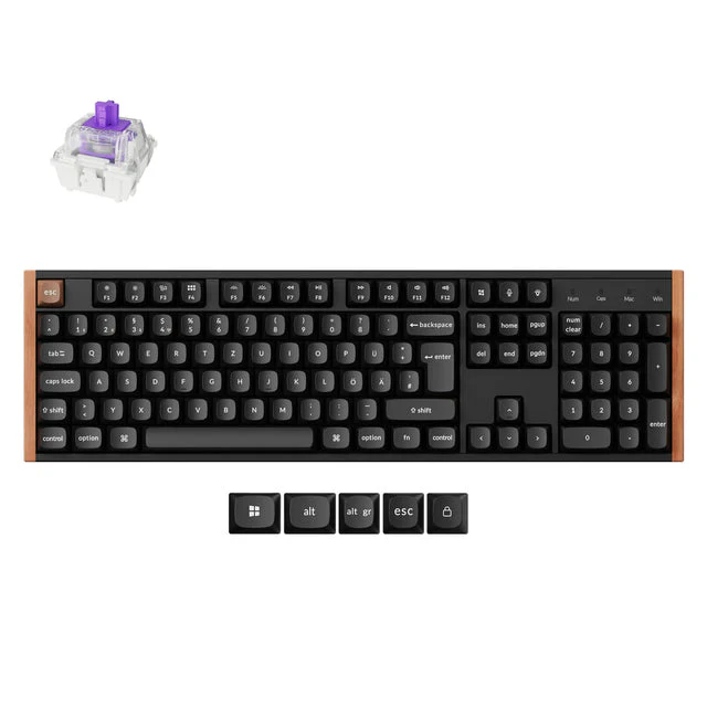 Keychron K10 HE Wireless Magnetic Switch Custom Keyboard ISO Layout Collection - Image 2