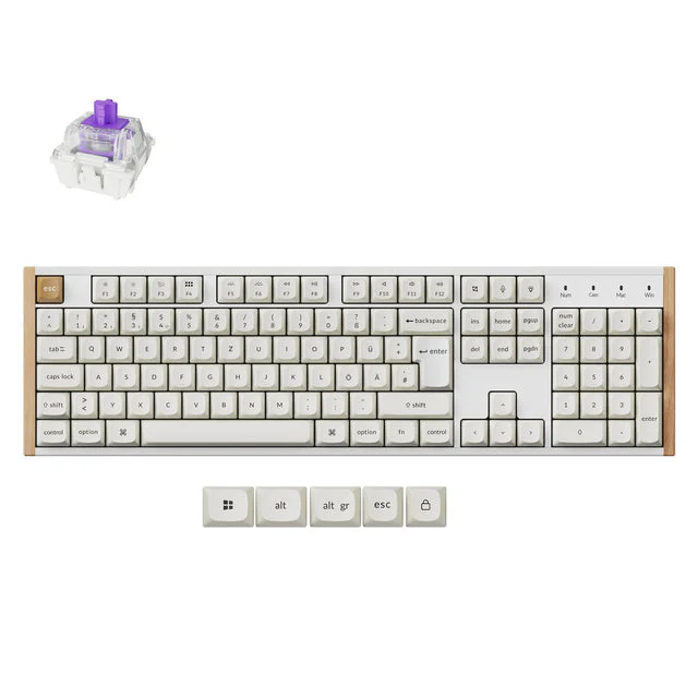 Keychron K10 HE Wireless Magnetic Switch Custom Keyboard ISO Layout Collection - Image 4