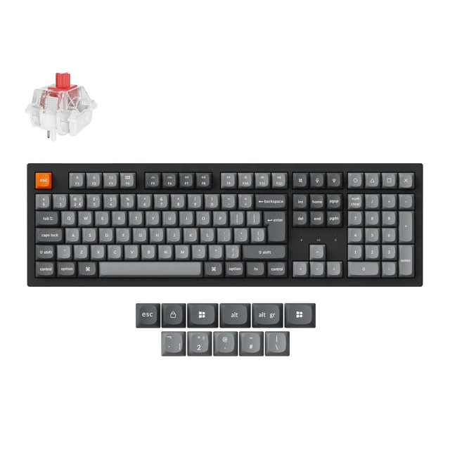 Keychron K10 Max QMK/VIA Wireless Mechanical Keyboard ISO Layout Collection - Image 10