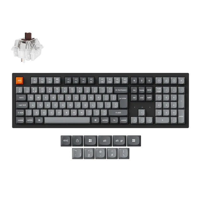 Keychron K10 Max QMK/VIA Wireless Mechanical Keyboard ISO Layout Collection - Image 17