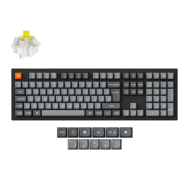 Keychron K10 Max QMK/VIA Wireless Mechanical Keyboard ISO Layout Collection - Image 18