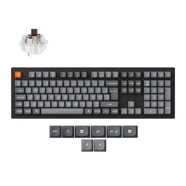 Keychron K10 Max QMK/VIA Wireless Mechanical Keyboard ISO Layout Collection - Image 23