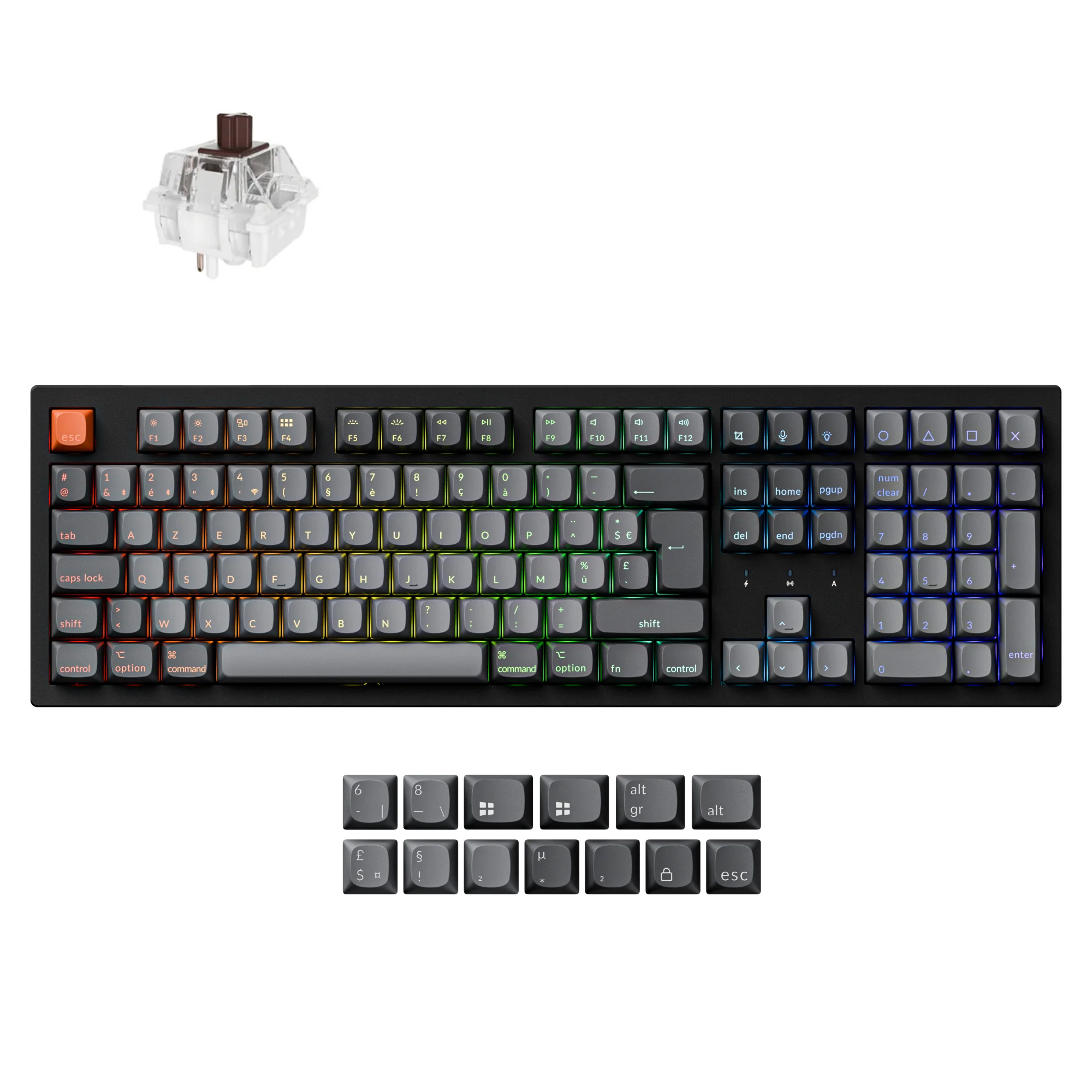 Keychron K10 Max QMK/VIA Wireless Mechanical Keyboard ISO Layout Collection - Image 26
