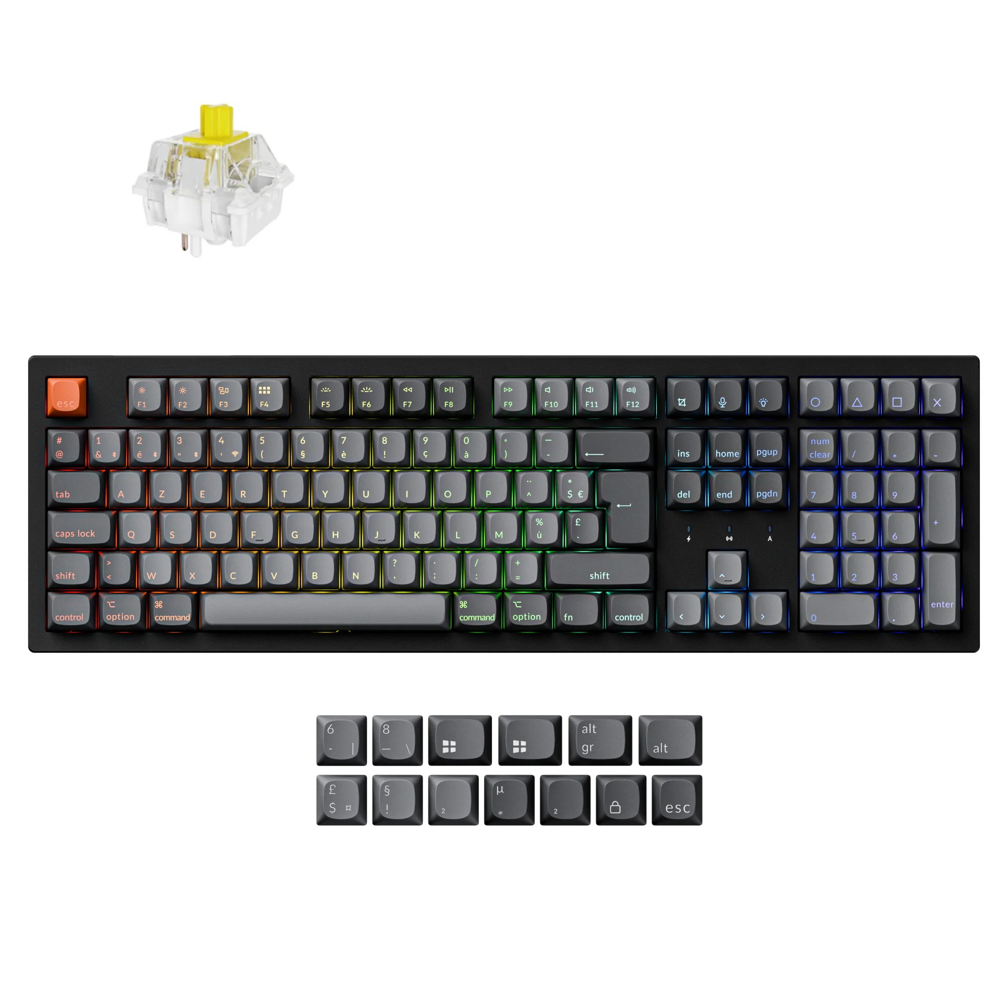 Keychron K10 Max QMK/VIA Wireless Mechanical Keyboard ISO Layout Collection - Image 27