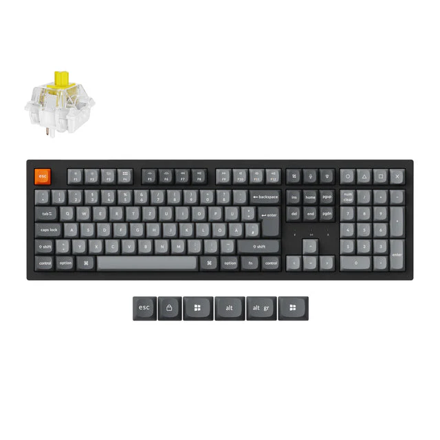Keychron K10 Max QMK/VIA Wireless Mechanical Keyboard ISO Layout Collection - Image 9