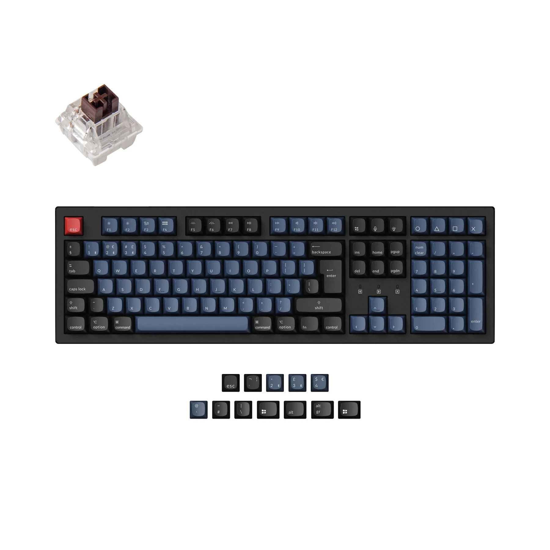 Keychron K10 Pro QMK/VIA Wireless Mechanical Keyboard ISO Layout Collection - Image 4