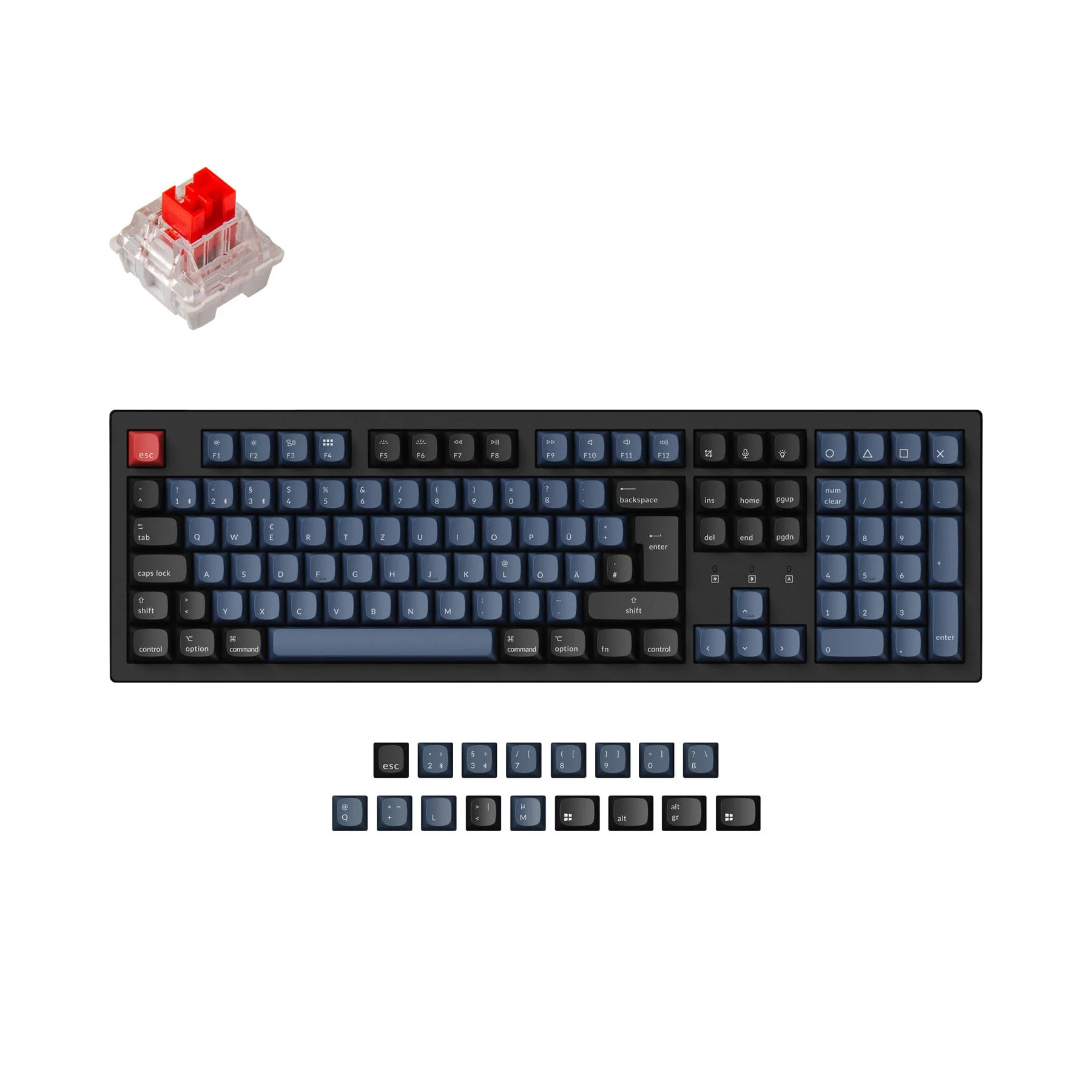 Keychron K10 Pro QMK/VIA Wireless Mechanical Keyboard ISO Layout Collection - Image 5