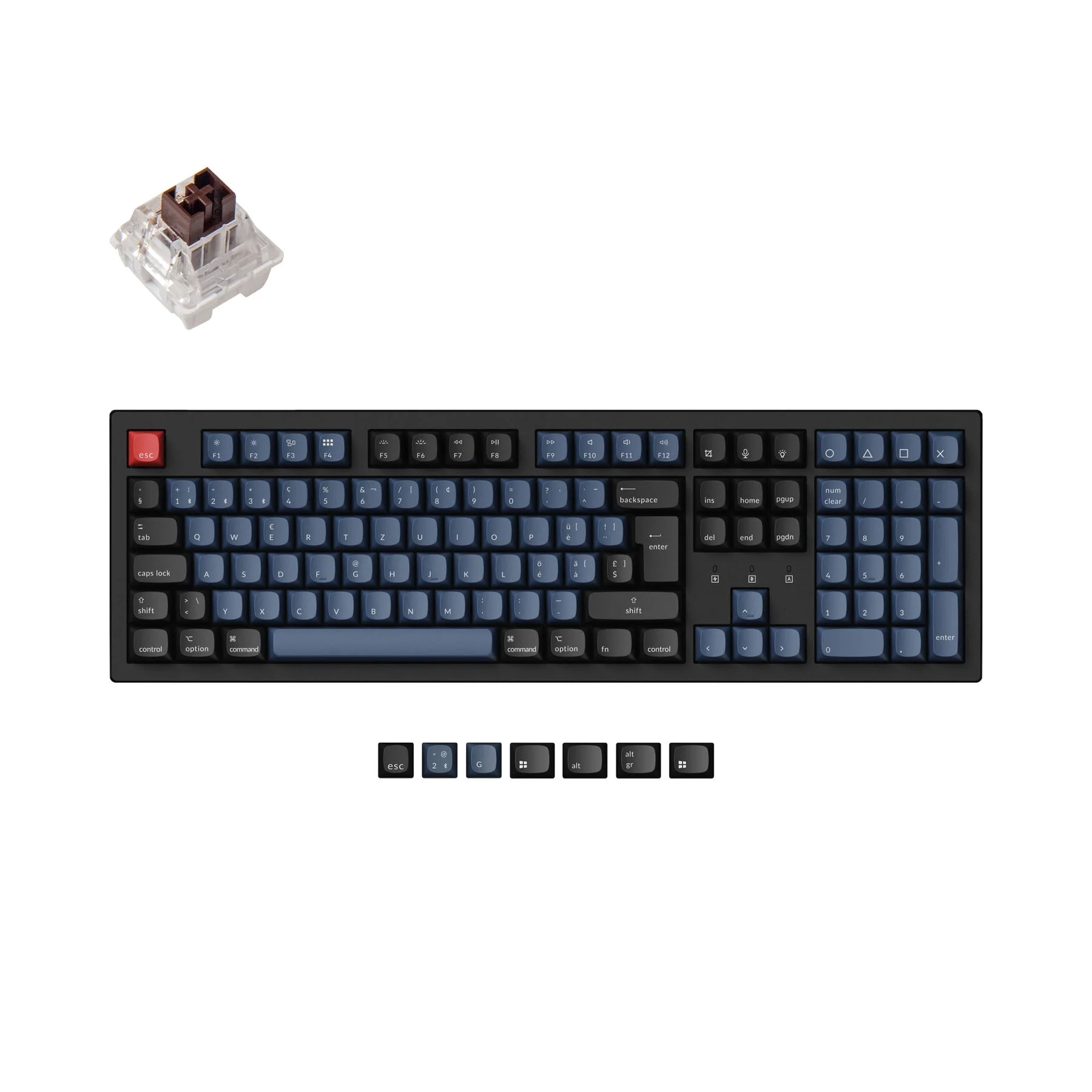 Keychron K10 Pro QMK/VIA Wireless Mechanical Keyboard ISO Layout Collection - Image 8
