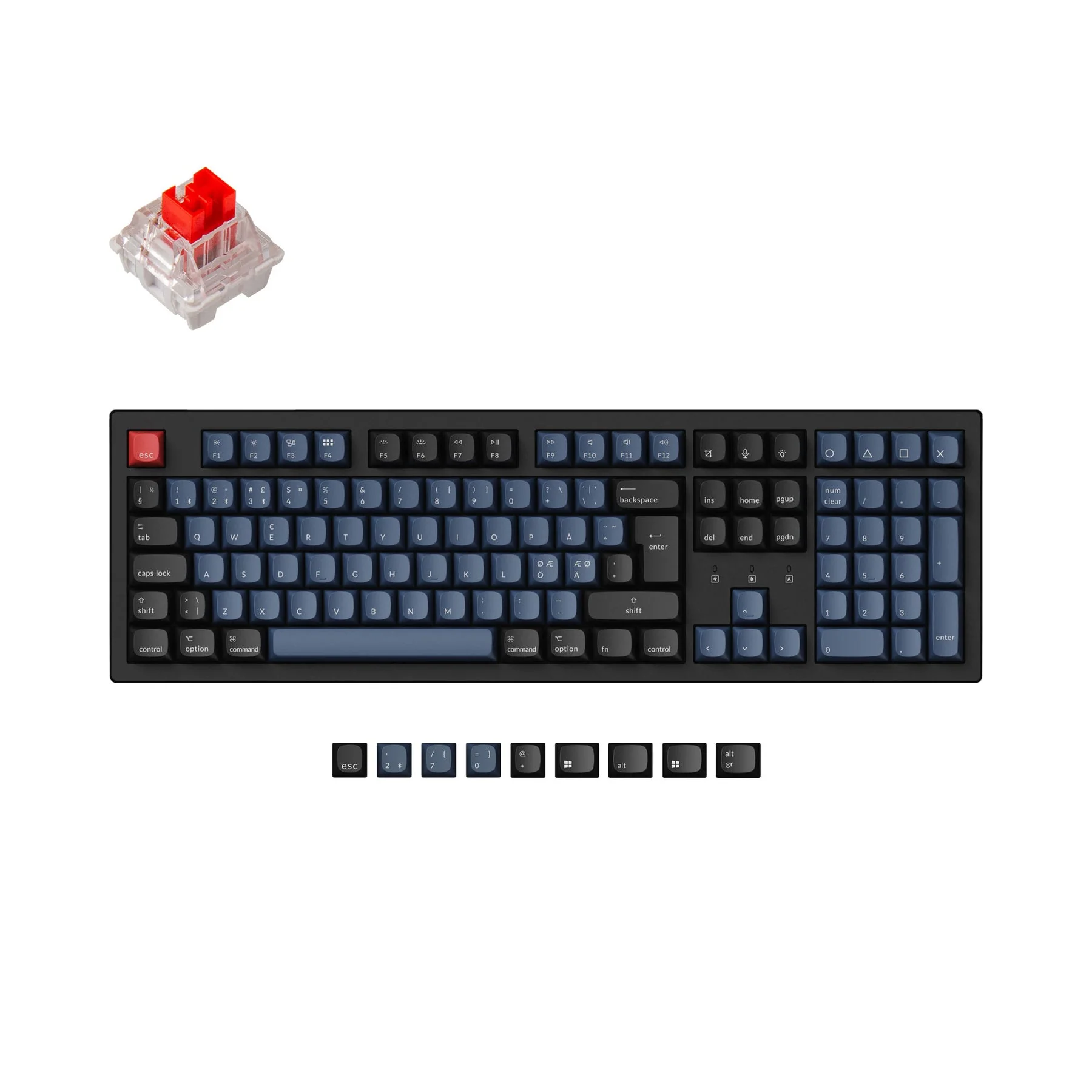 Keychron K10 Pro QMK/VIA Wireless Mechanical Keyboard ISO Layout Collection - Image 9