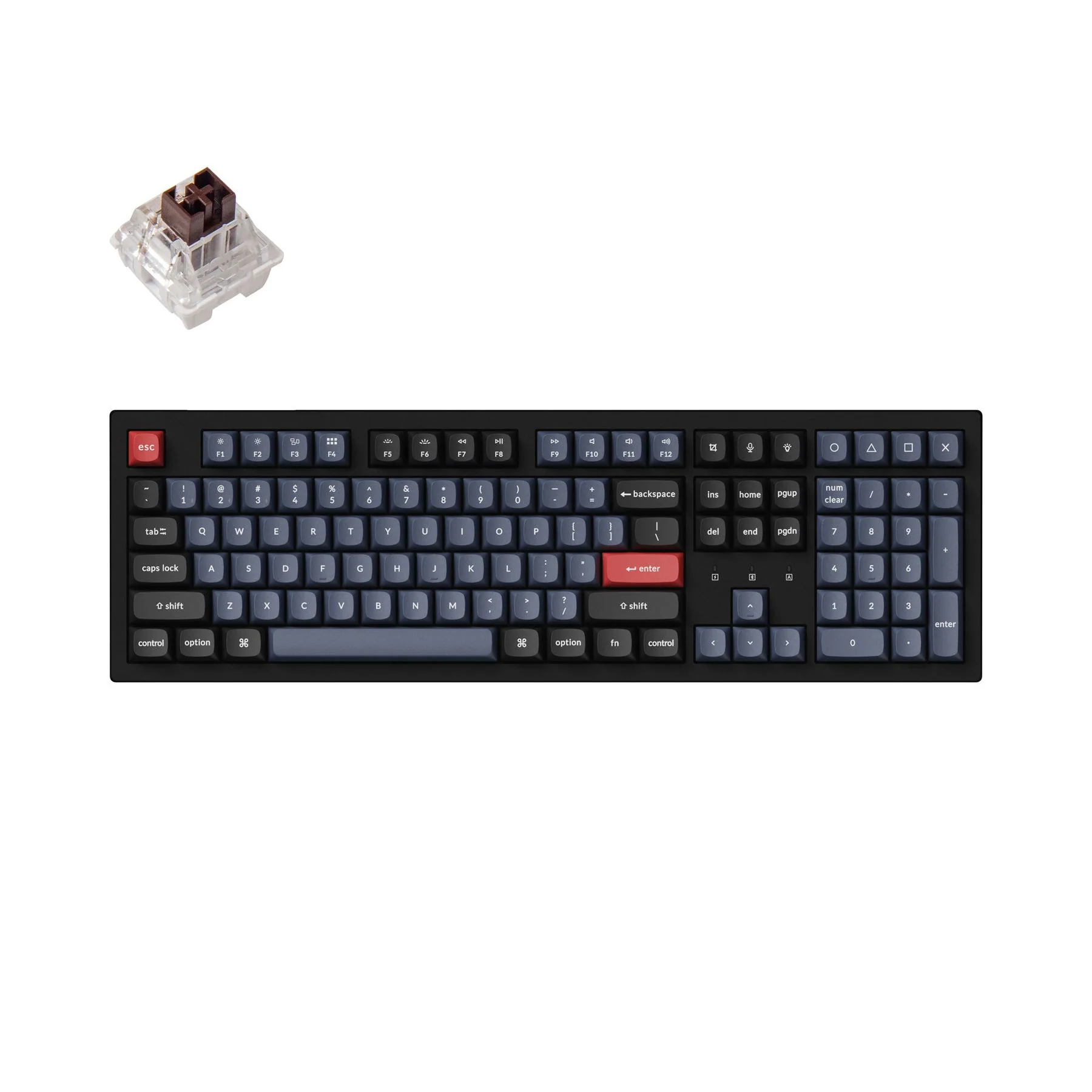 Keychron K10 Pro QMK/VIA Wireless Mechanical Keyboard (US ANSI Layout) - Image 7