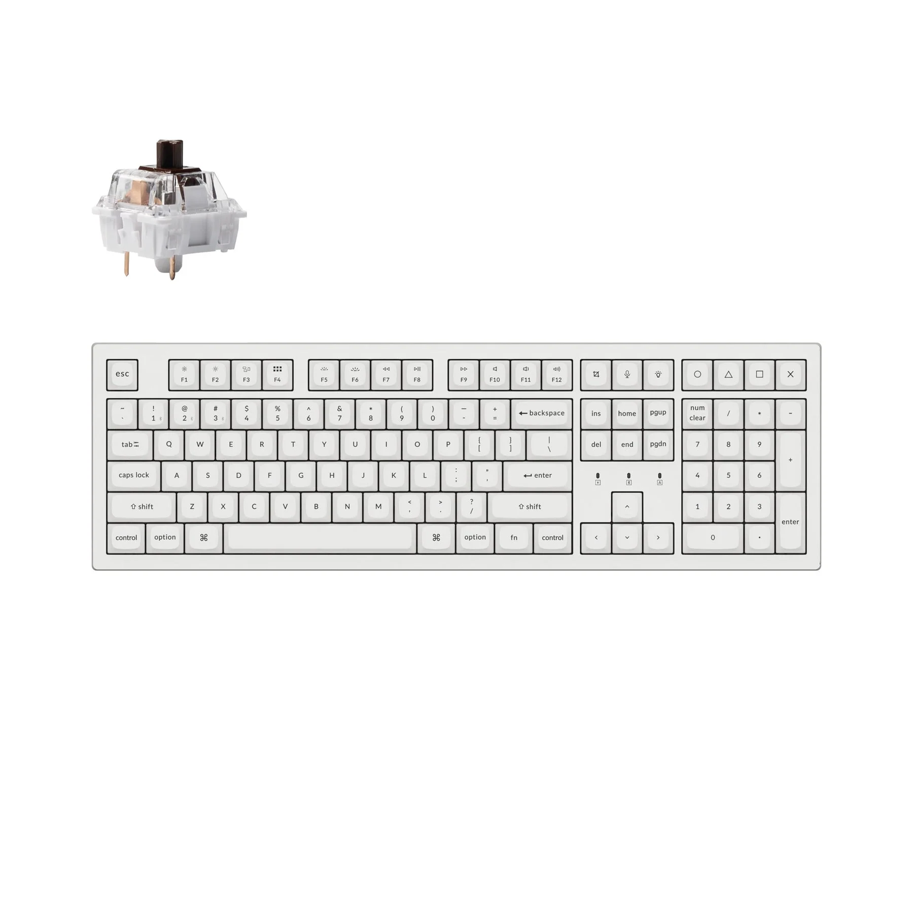 Keychron K10 Pro QMK/VIA Wireless Mechanical Keyboard (US ANSI Layout) - Image 9