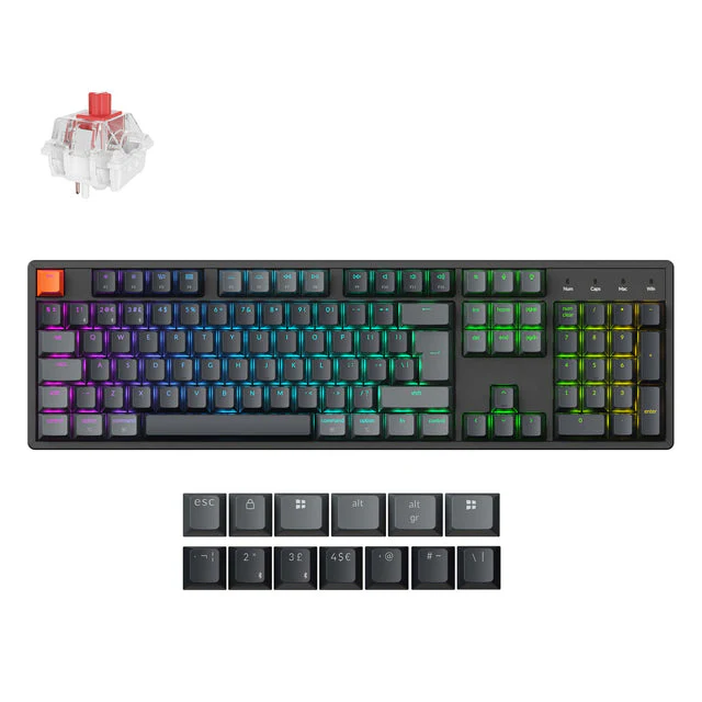Keychron K10 QMK Wireless Mechanical Keyboard ISO Layout - Version 2 - Image 13