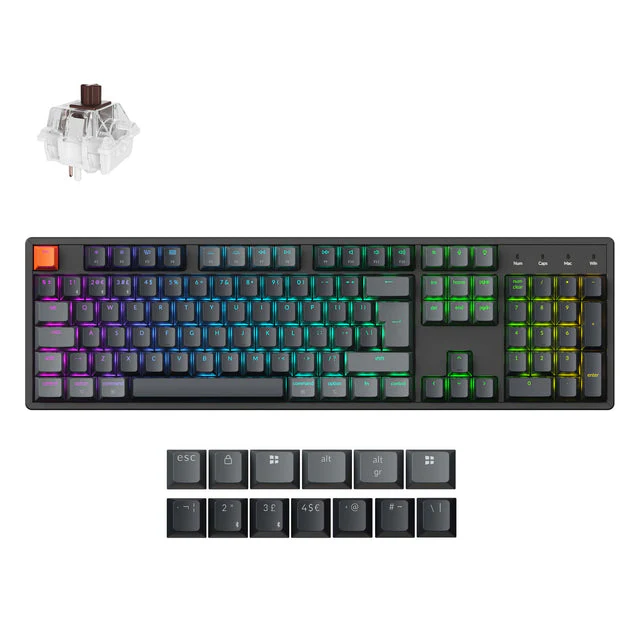 Keychron K10 QMK Wireless Mechanical Keyboard ISO Layout - Version 2 - Image 14