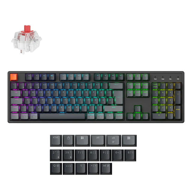 Keychron K10 QMK Wireless Mechanical Keyboard ISO Layout - Version 2 - Image 16