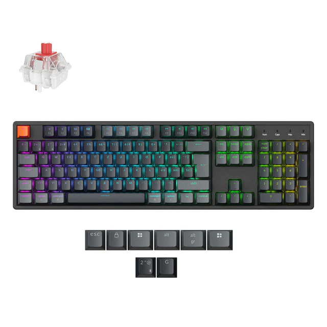 Keychron K10 QMK Wireless Mechanical Keyboard ISO Layout - Version 2 - Image 19