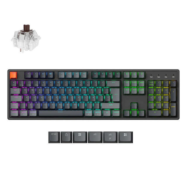 Keychron K10 QMK Wireless Mechanical Keyboard ISO Layout - Version 2 - Image 21