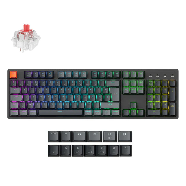 Keychron K10 QMK Wireless Mechanical Keyboard ISO Layout - Version 2 - Image 23