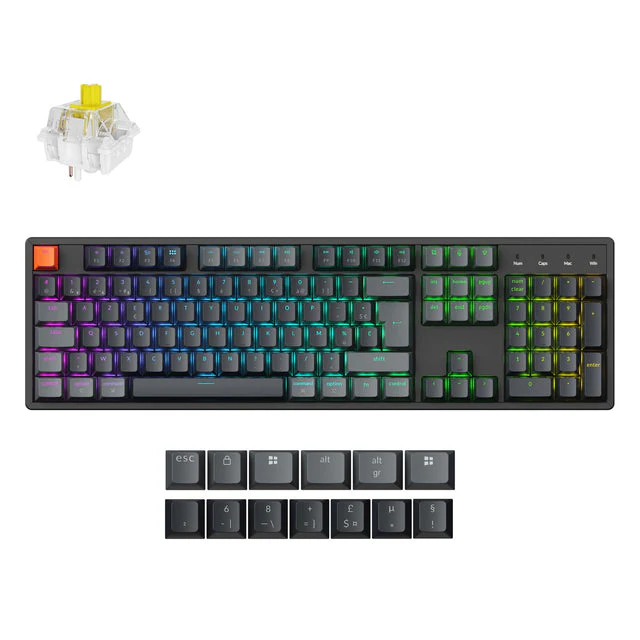 Keychron K10 QMK Wireless Mechanical Keyboard ISO Layout - Version 2 - Image 25