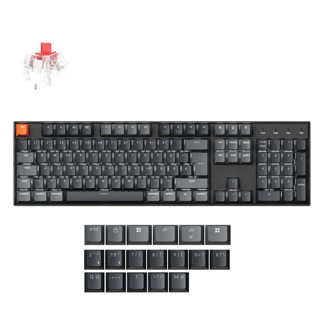 Keychron K10 QMK Wireless Mechanical Keyboard ISO Layout - Version 2 - Image 28