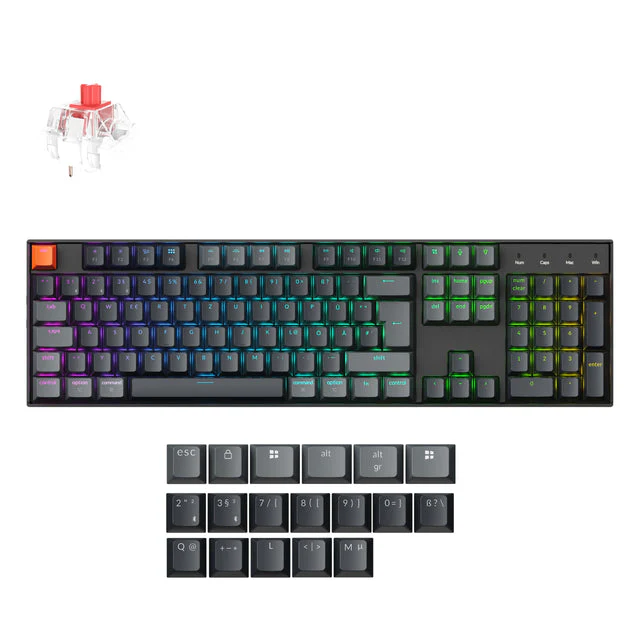 Keychron K10 QMK Wireless Mechanical Keyboard ISO Layout - Version 2 - Image 31