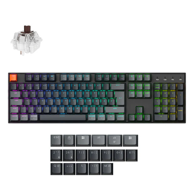 Keychron K10 QMK Wireless Mechanical Keyboard ISO Layout - Version 2 - Image 32