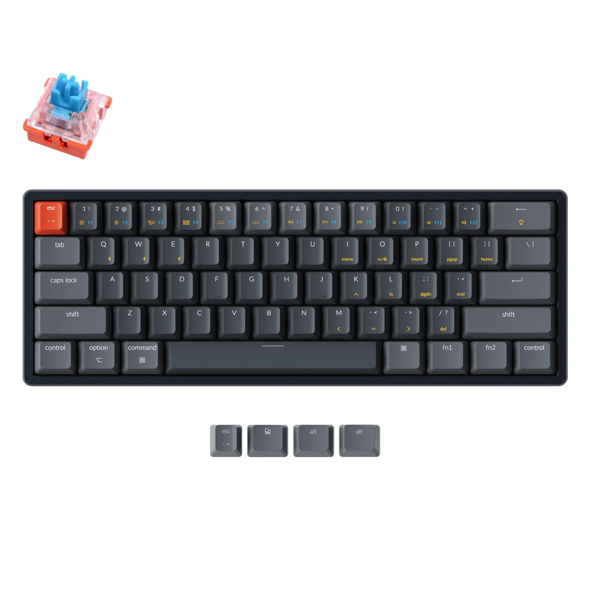 Keychron K12 Wireless Mechanical Keyboard (US ANSI Layout) - Image 13