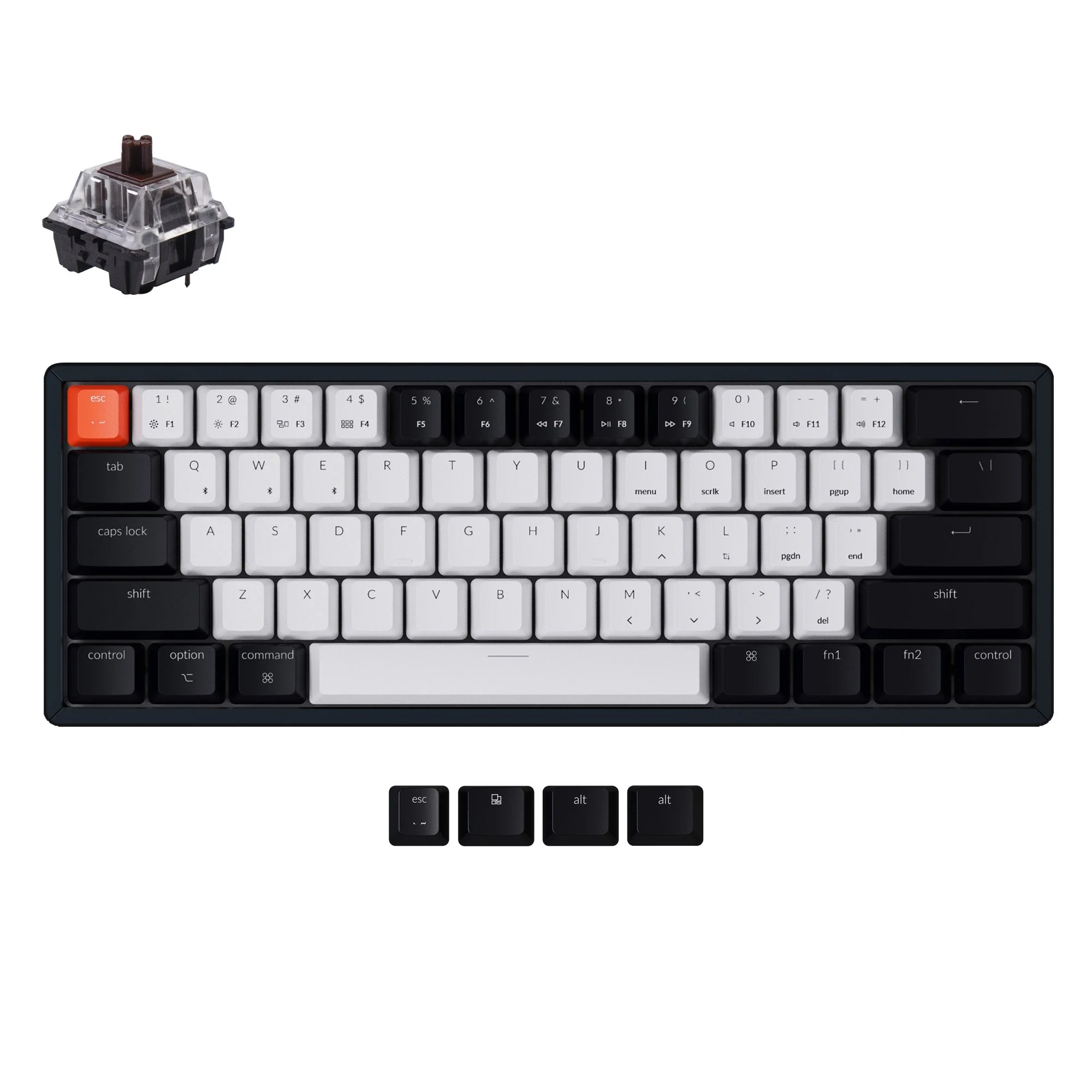 Keychron K12 Wireless Mechanical Keyboard (US ANSI Layout) - Image 22