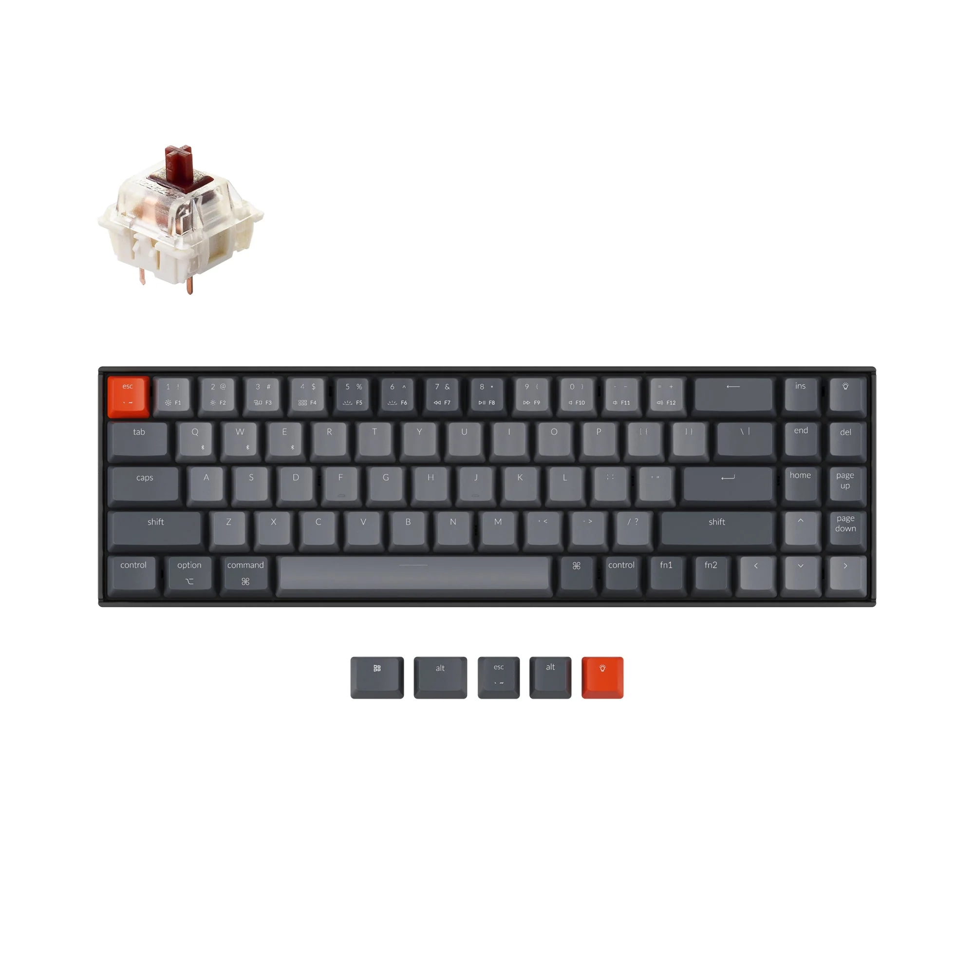 Keychron K14 Wireless Mechanical Keyboard(US ANSI Layout) - Image 10
