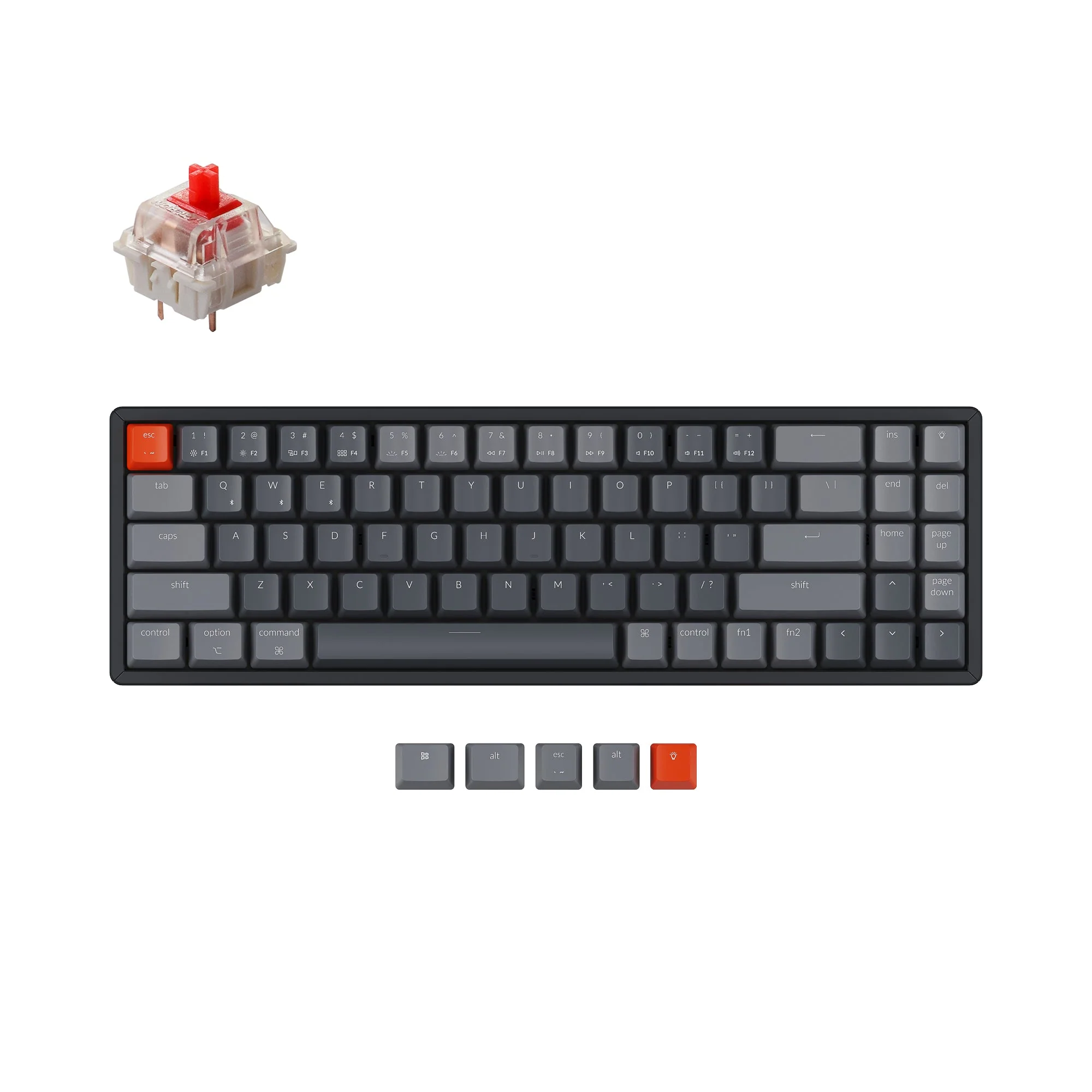Keychron K14 Wireless Mechanical Keyboard(US ANSI Layout) - Image 11