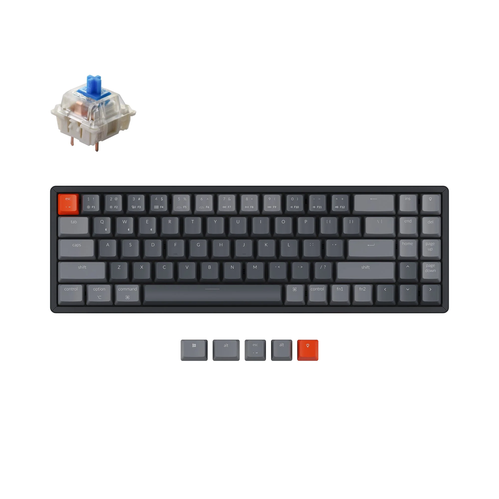 Keychron K14 Wireless Mechanical Keyboard(US ANSI Layout) - Image 12