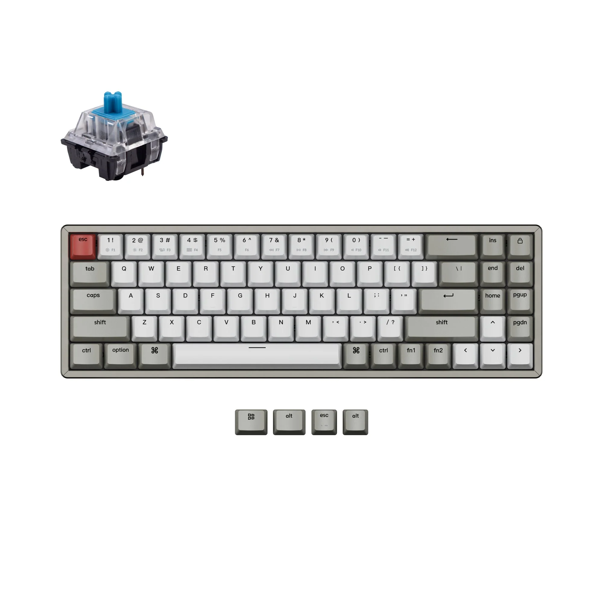 Keychron K14 Wireless Mechanical Keyboard(US ANSI Layout) - Image 7