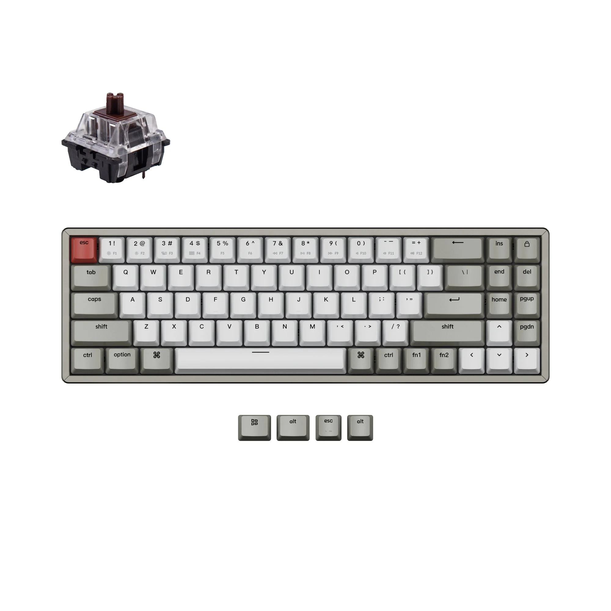 Keychron K14 Wireless Mechanical Keyboard(US ANSI Layout) - Image 8