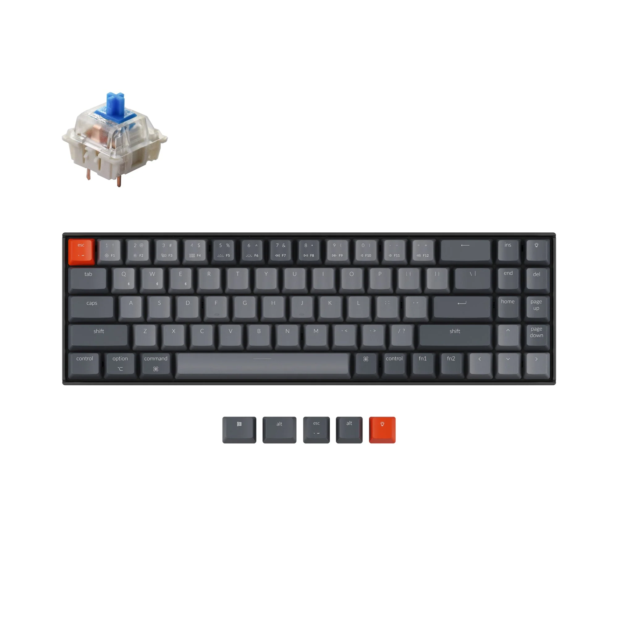 Keychron K14 Wireless Mechanical Keyboard(US ANSI Layout) - Image 9