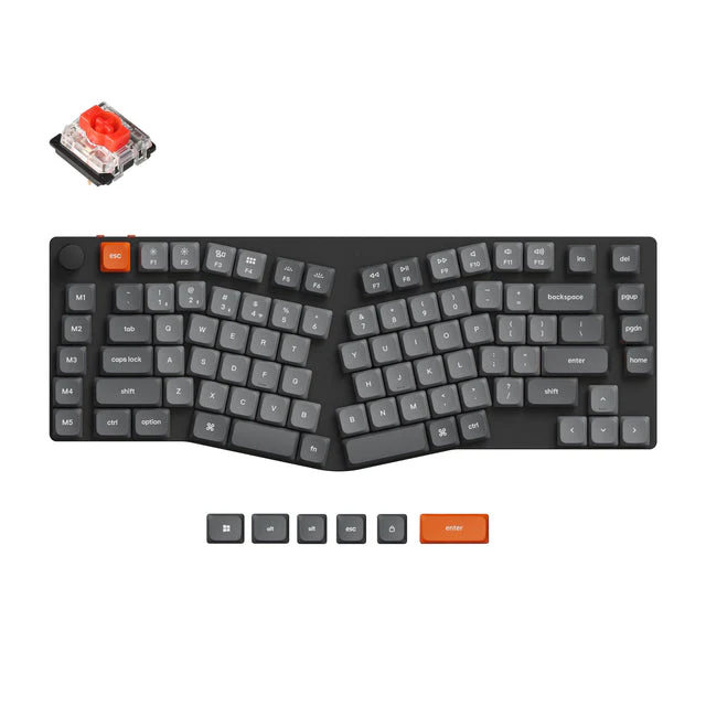 Keychron K15 Max (Alice Layout) QMK Wireless Custom Mechanical Keyboard (US ANSI Layout) - Image 4