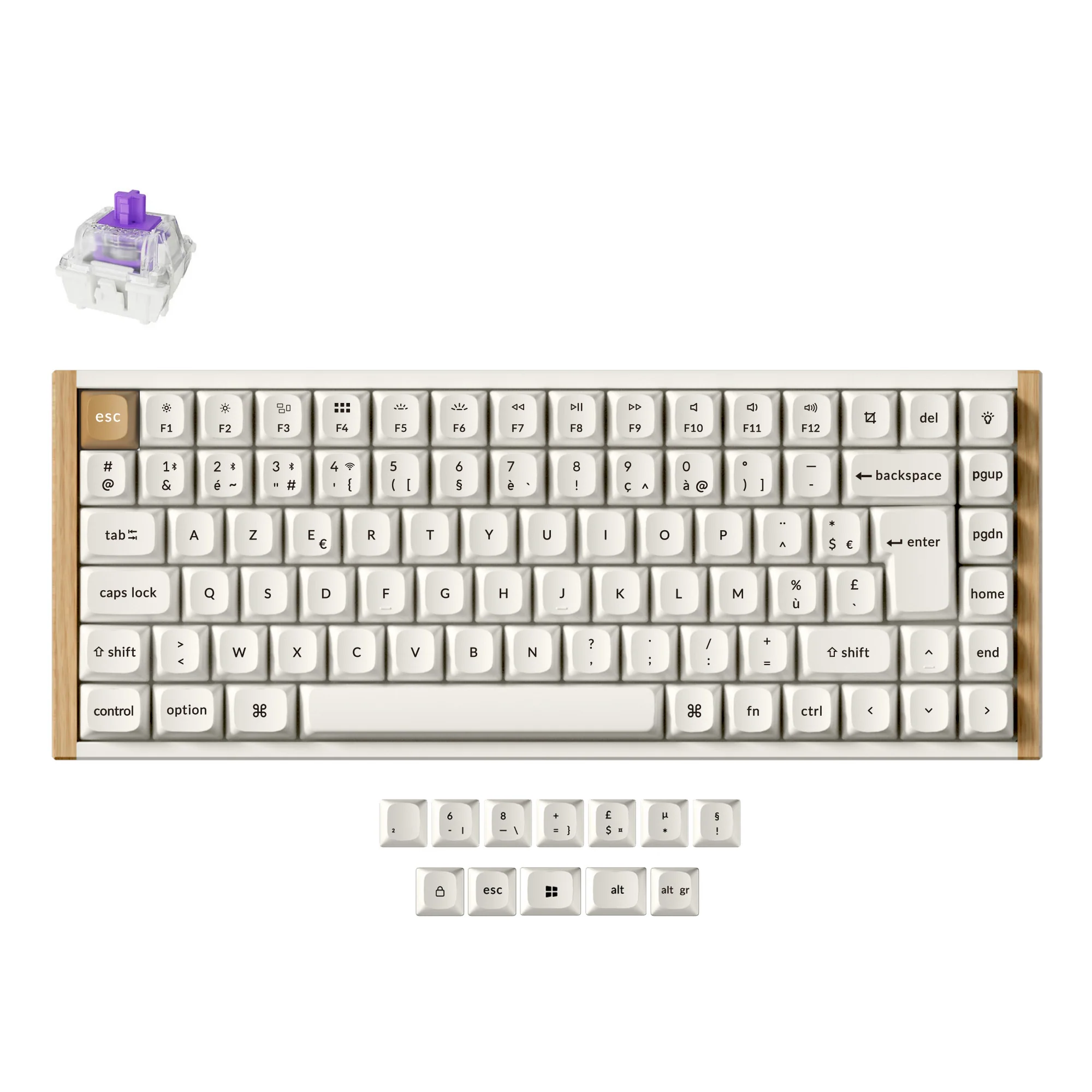 Keychron K2 HE Wireless Magnetic Switch Custom Keyboard ISO Layout Collection - Image 12