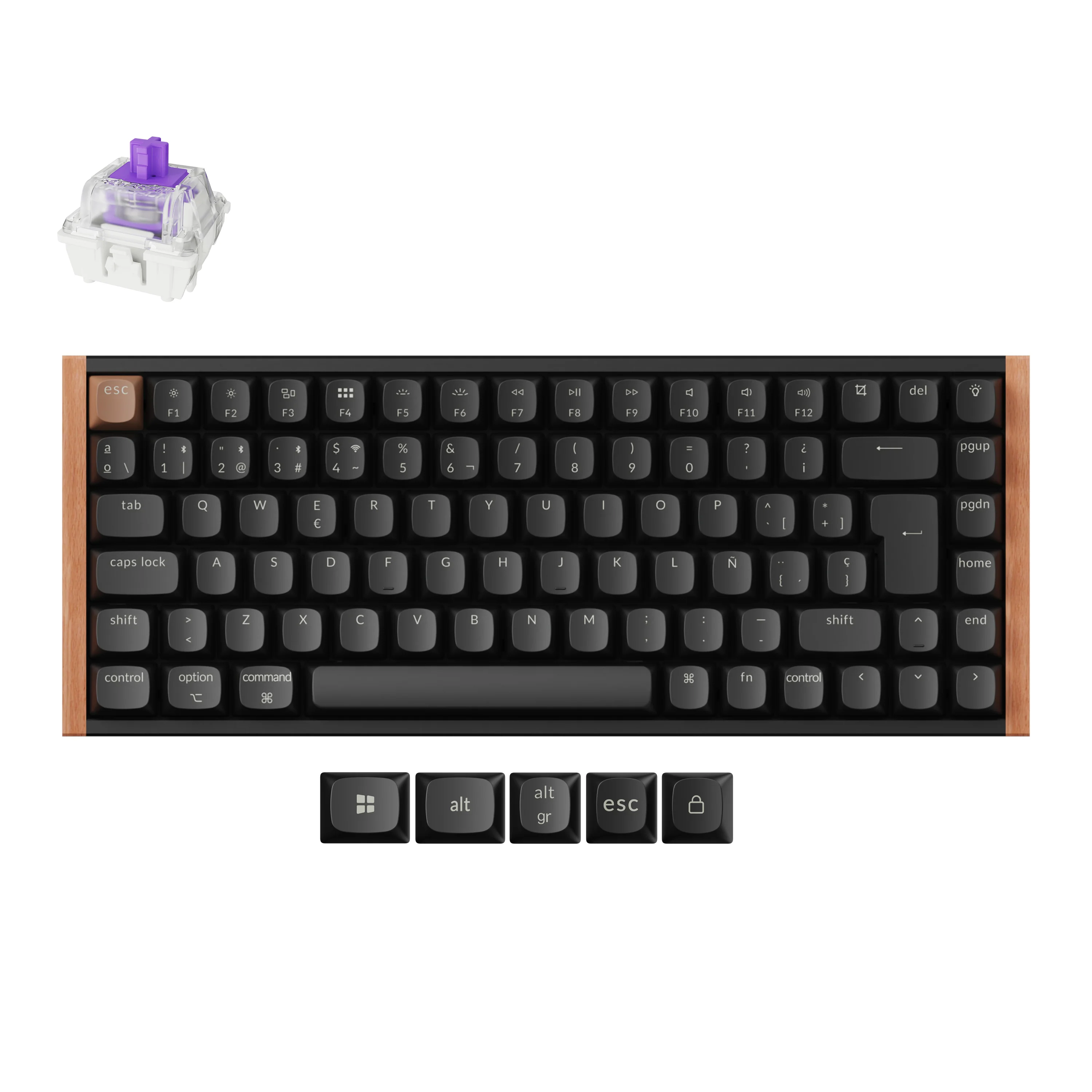 Keychron K2 HE Wireless Magnetic Switch Custom Keyboard - Image 7